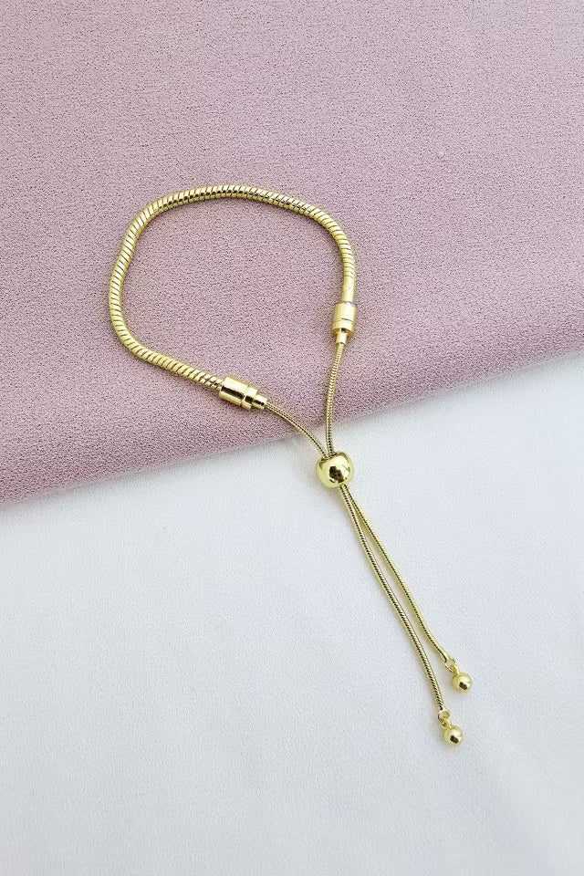 Guld Pandora med stålhiss