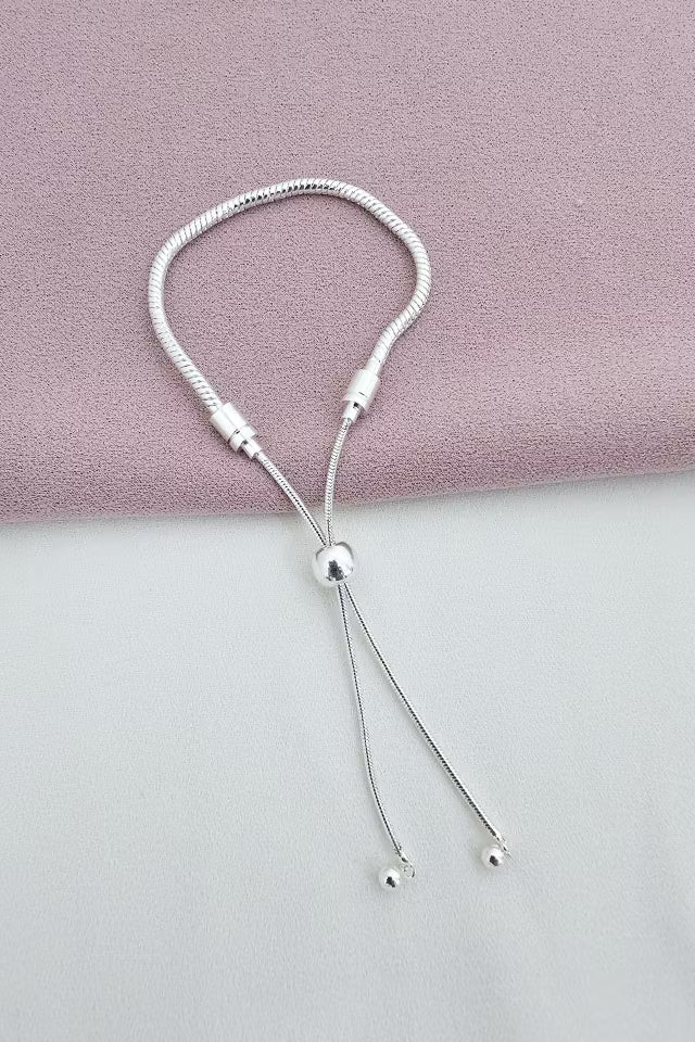 Silver Pandora med stål