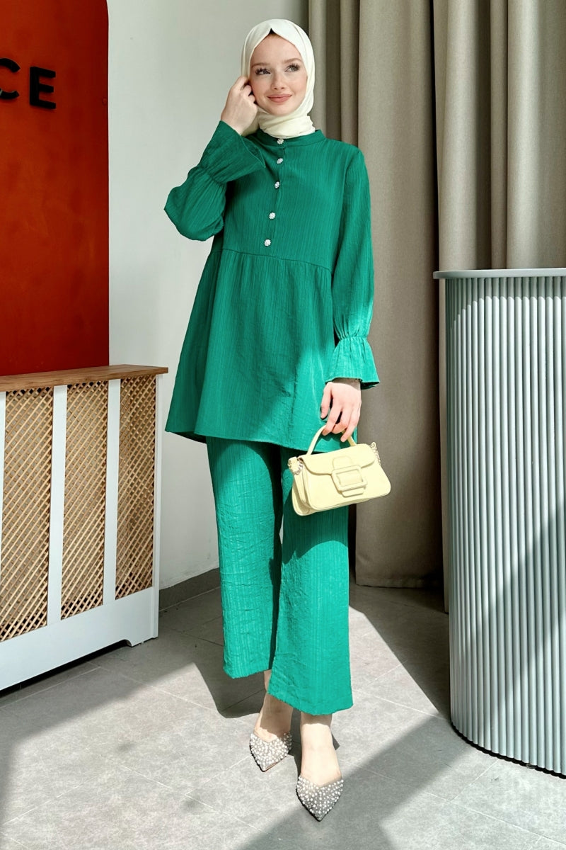 Kapris Asta Emerald Set