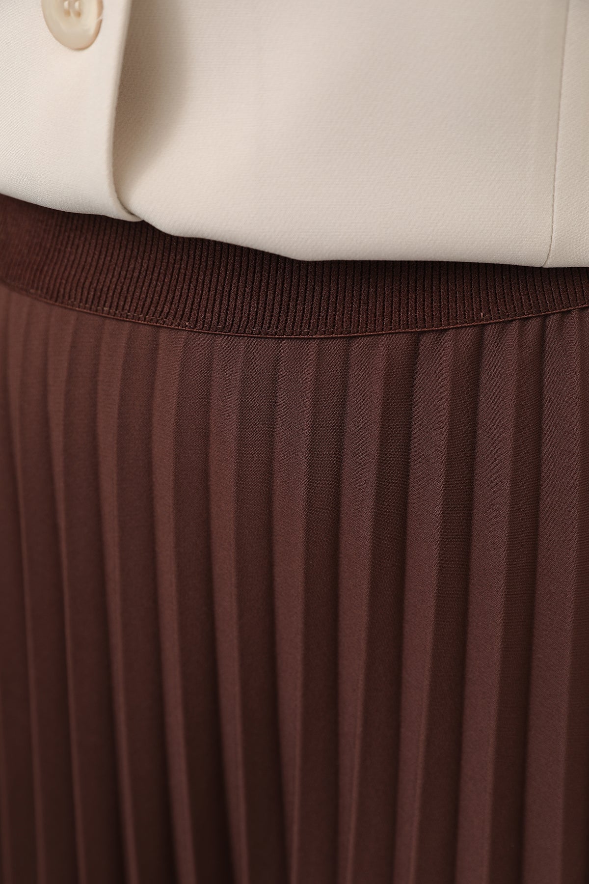 Plisserad kjol för kvinnor