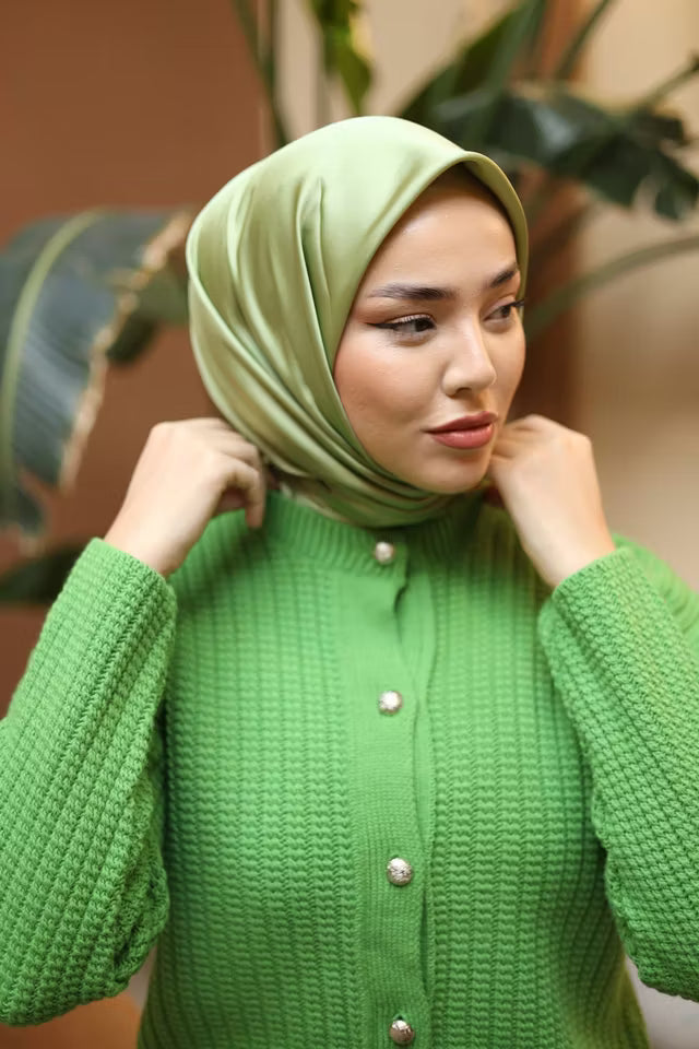 Silk Home Enfärgad Micro Satin Scarf 28013-15