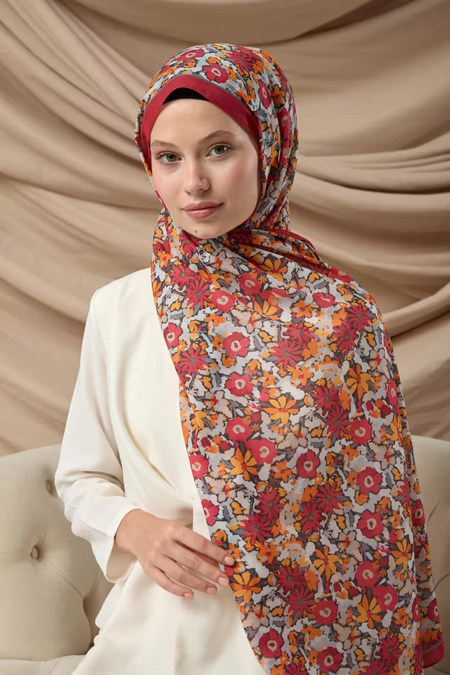 Silk Home Mönstrad Soft Sjal 70021-23