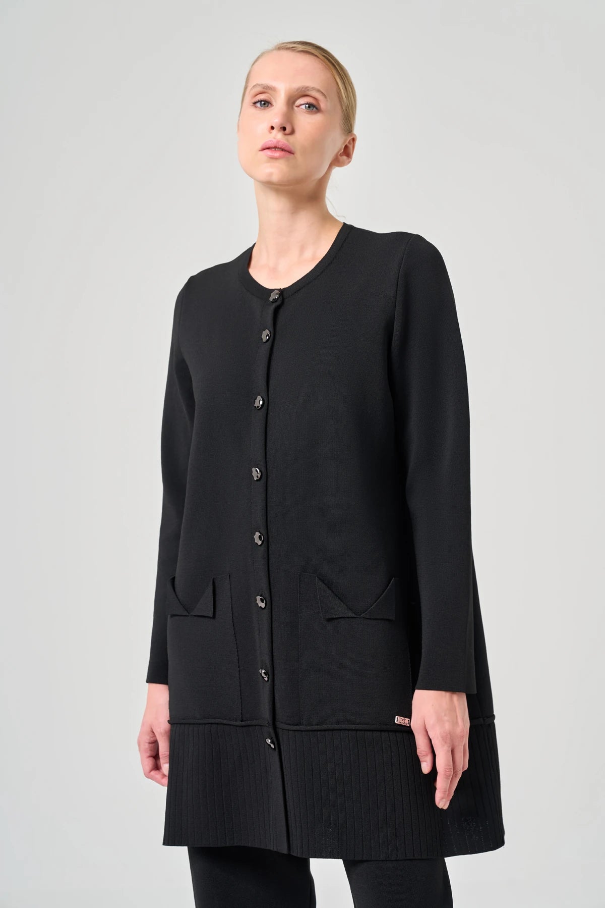 MİSSA Mercerized stålstickad byxdress