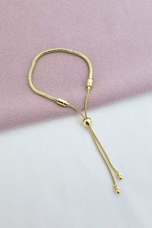 Guld Pandora med stålhiss