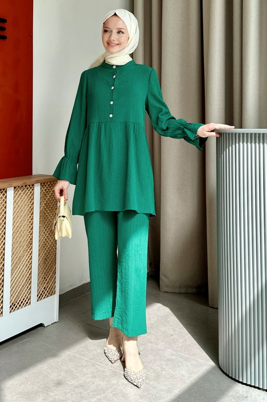 Kapris Asta Emerald Set