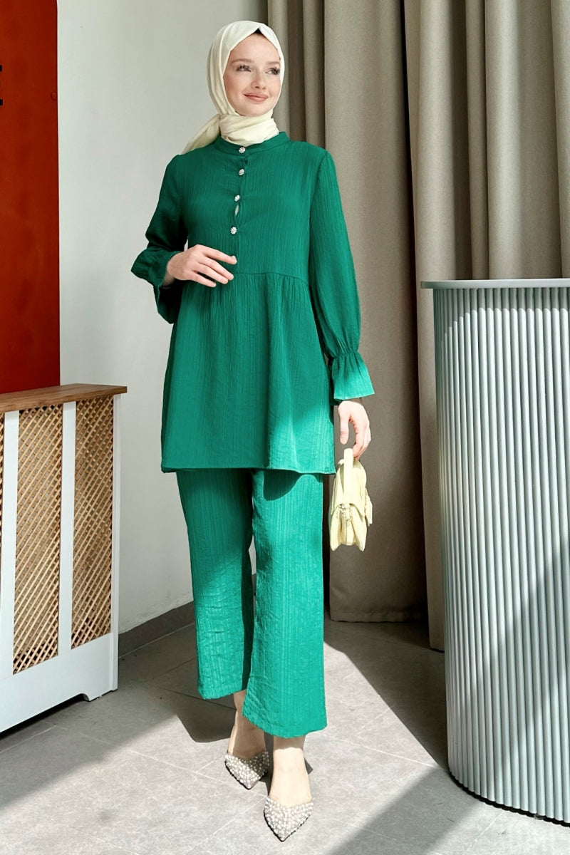 Kapris Asta Emerald Set