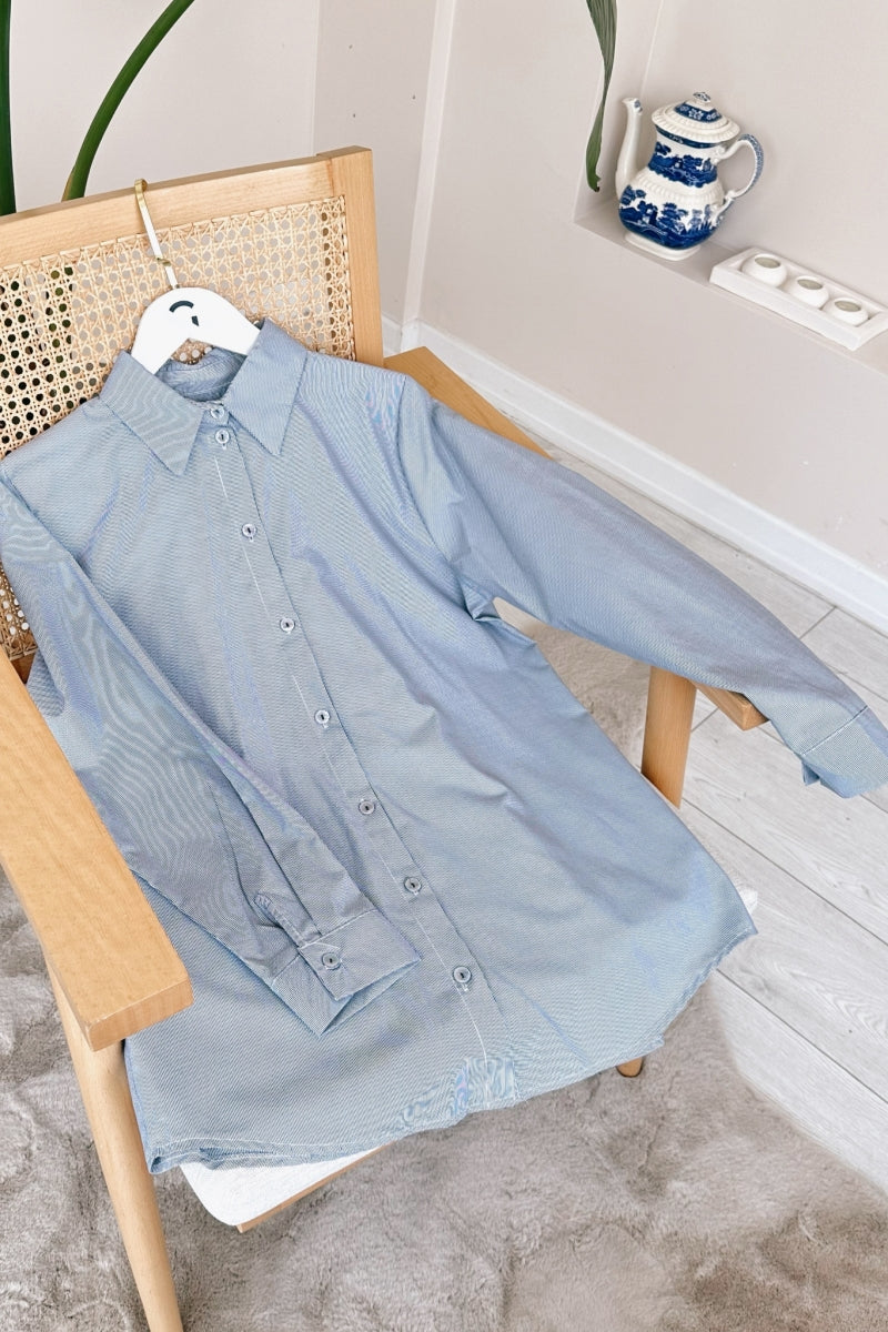 Patika marinblå skjorta