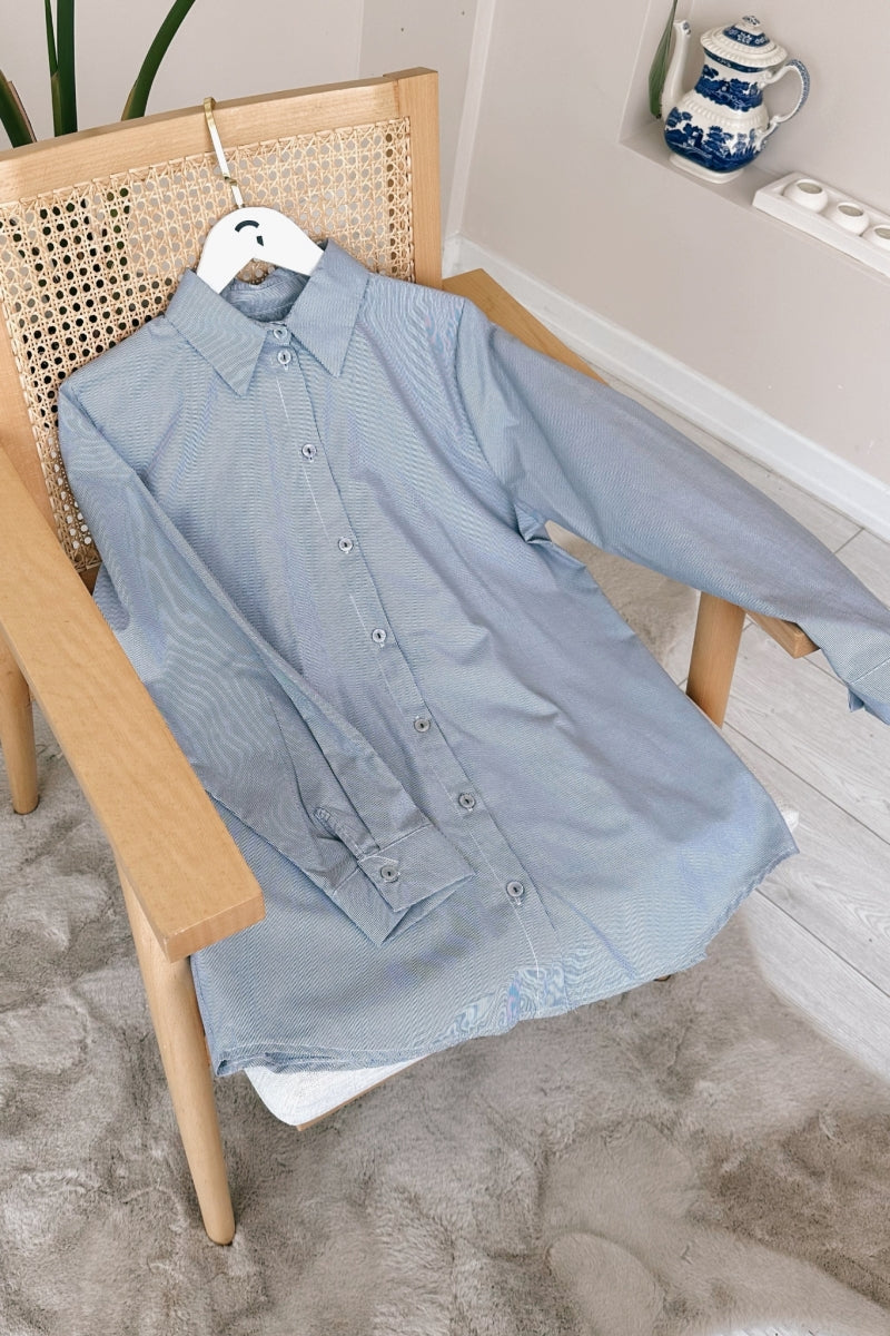 Patika marinblå skjorta