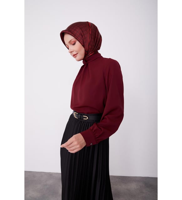 Armine Basic plisserad kjol svart