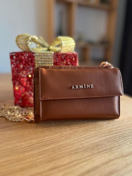 Armine mobiltelefonväskor brun