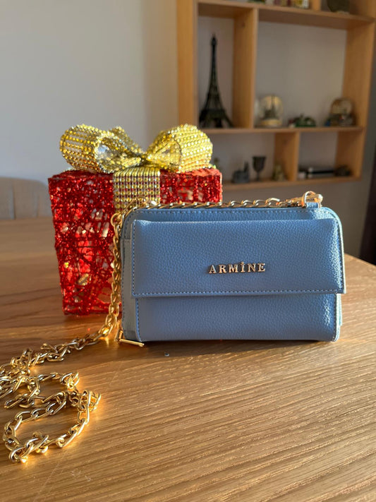 Armine mobiltelefonväskor ljusblå