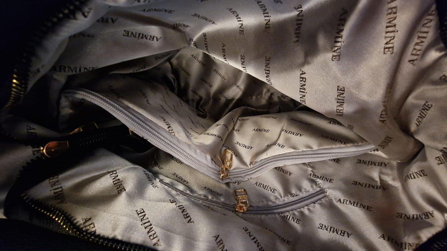 Armine student väska brun