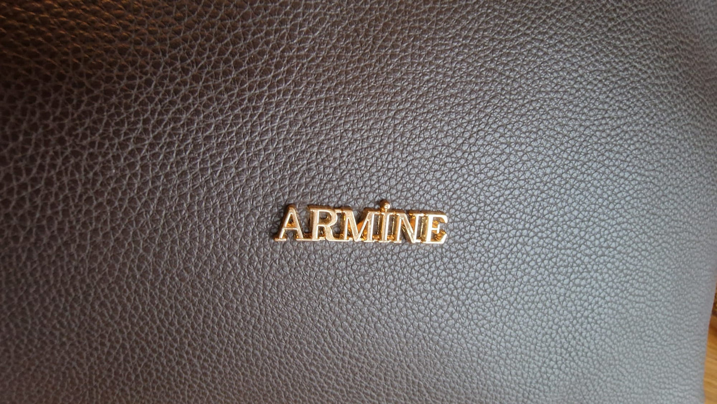 Armine student väska brun