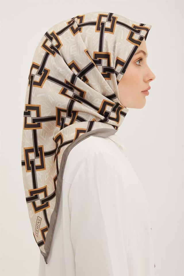 Armine twill sidenscarf 8923D