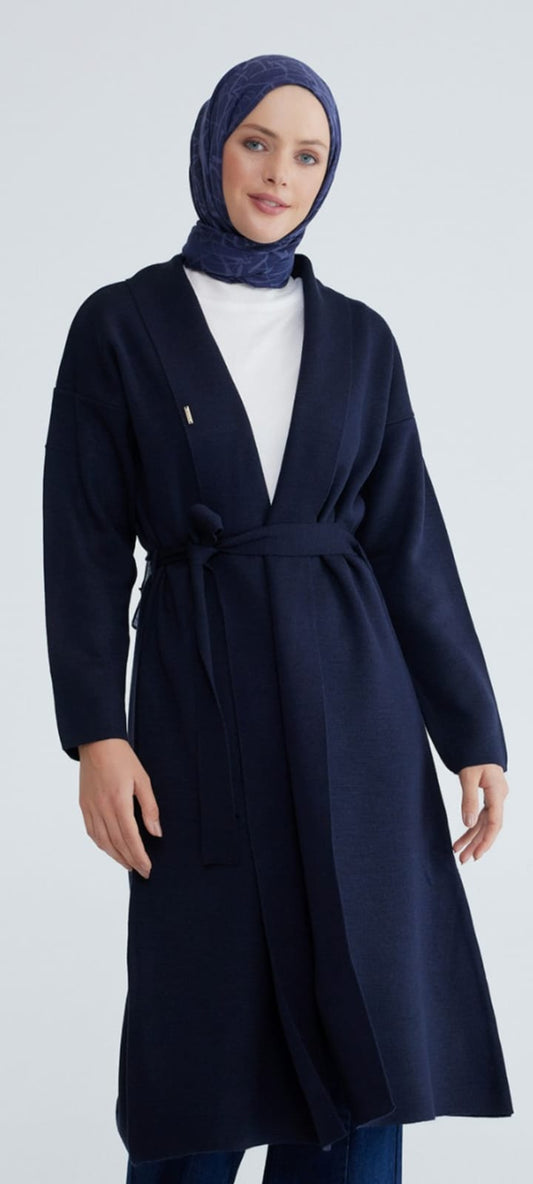 Armine lång kofta/ Brun