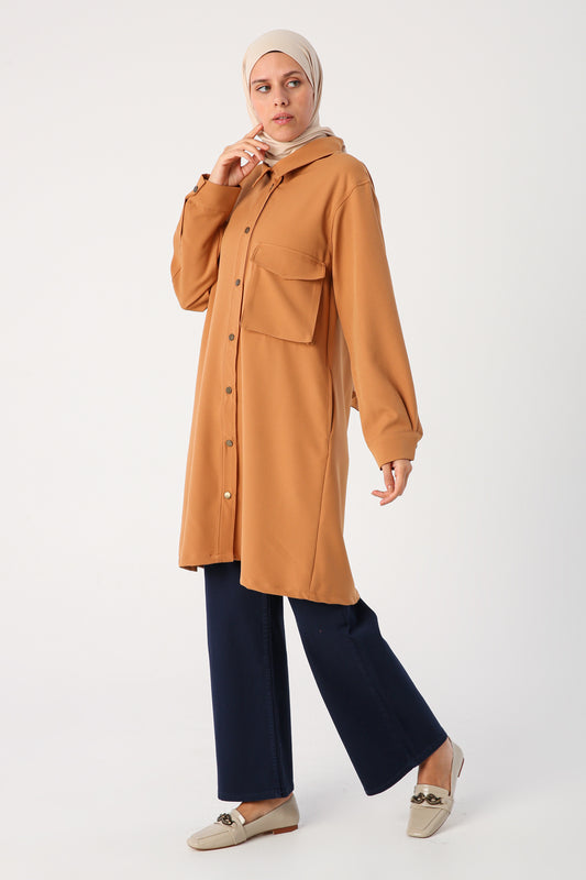 Allday Skjorttunika - Earth Color