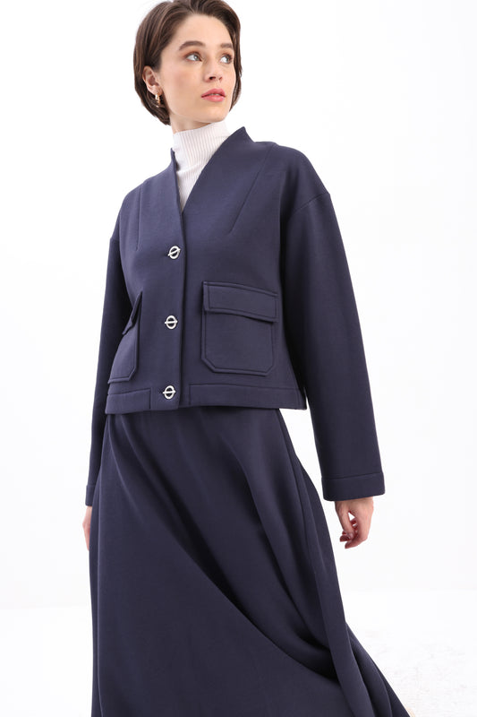 Allday Metal Knäppt kjol Set