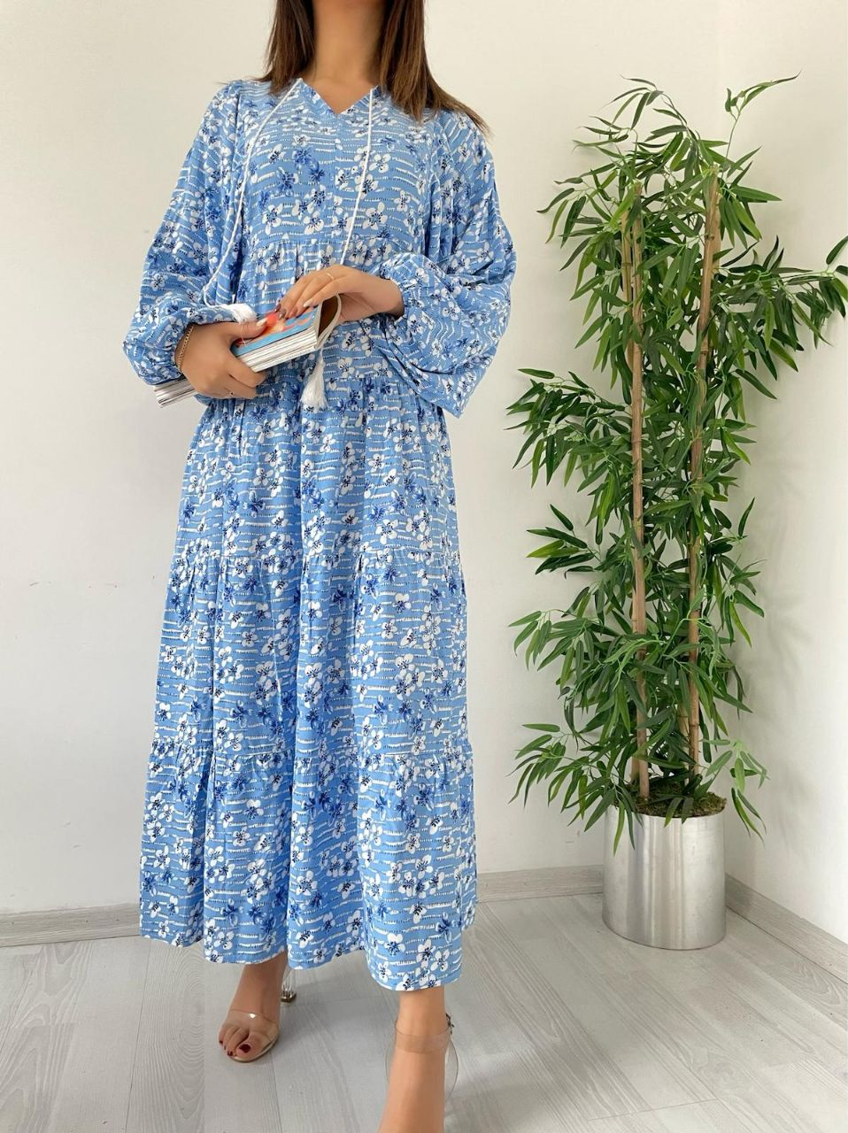 MyBee blå klänning