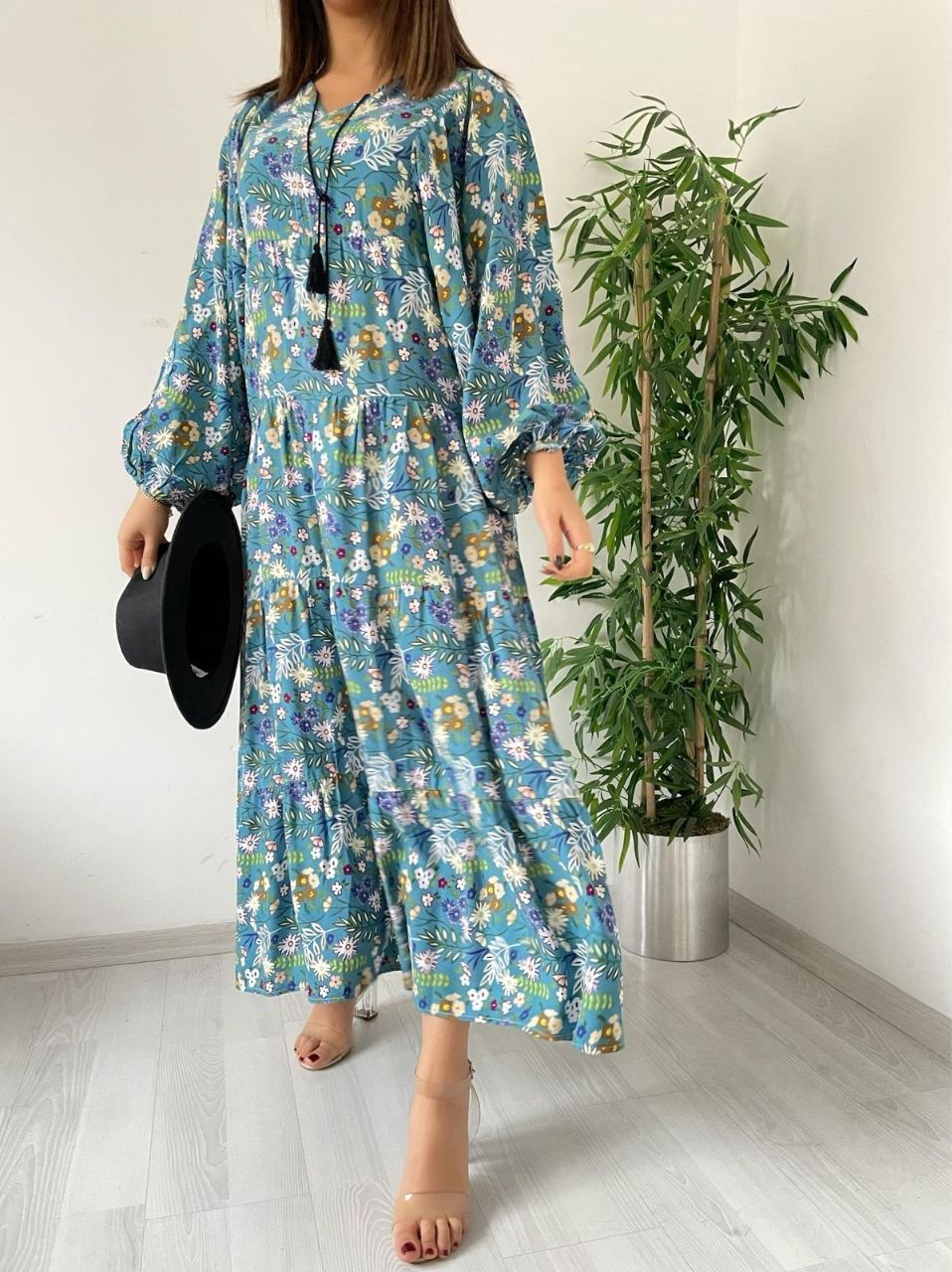 MyBee grön klänning