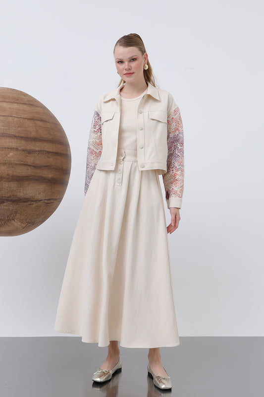 Puane Kjol- Jacka Set