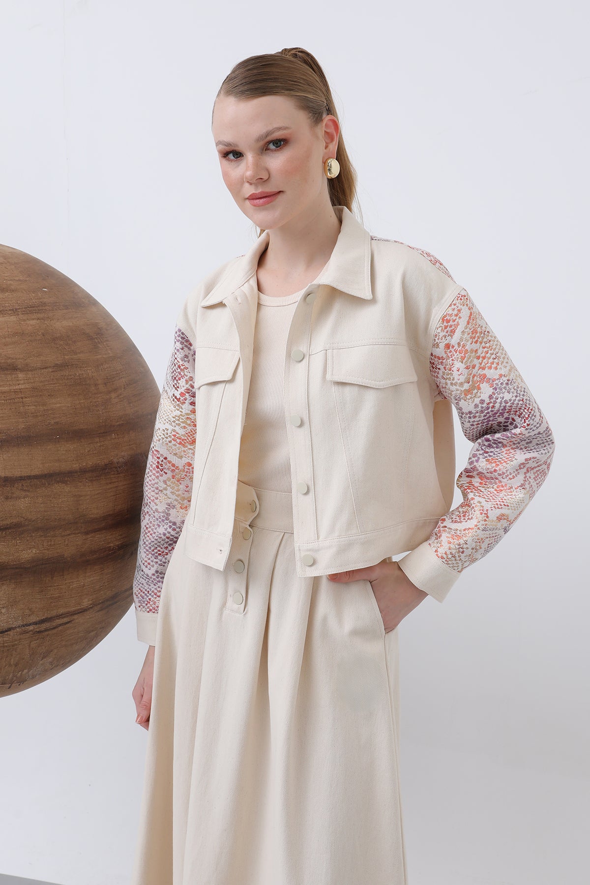 Puane Kjol- Jacka Set