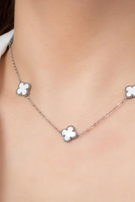 Stål Van Cleef Silver Halsband