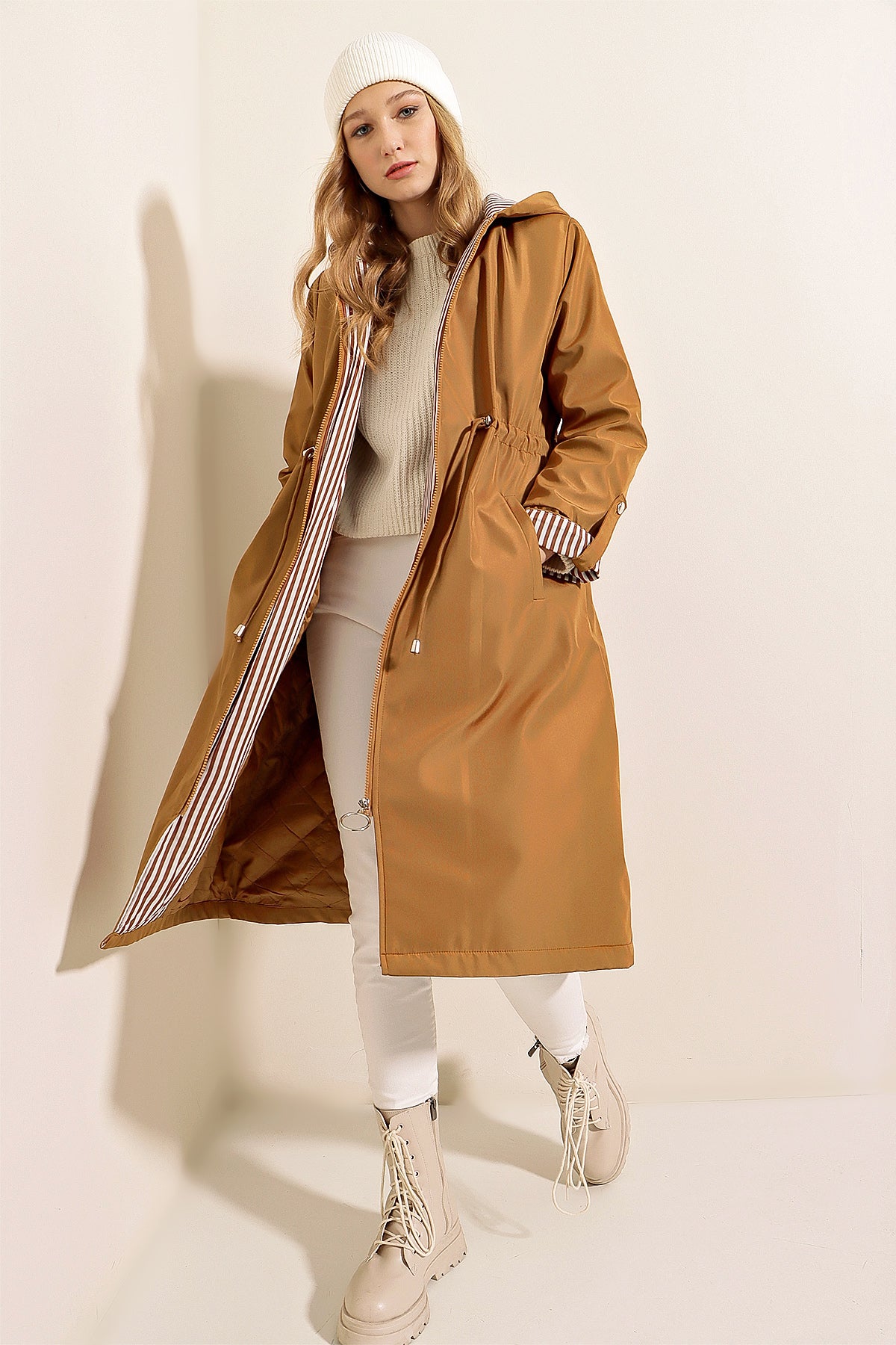Trenchcoat - Brun