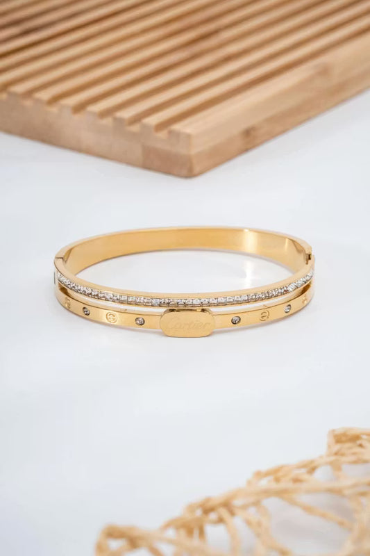 Armband med stålsten