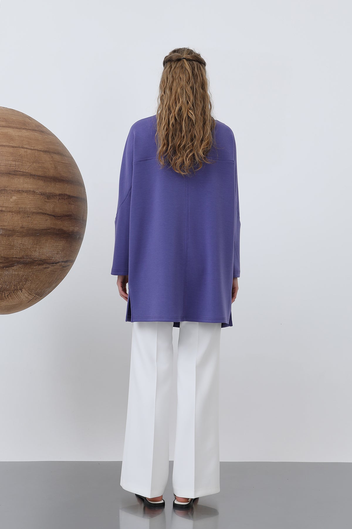 Puane Tunika med dragkedja - Lila
