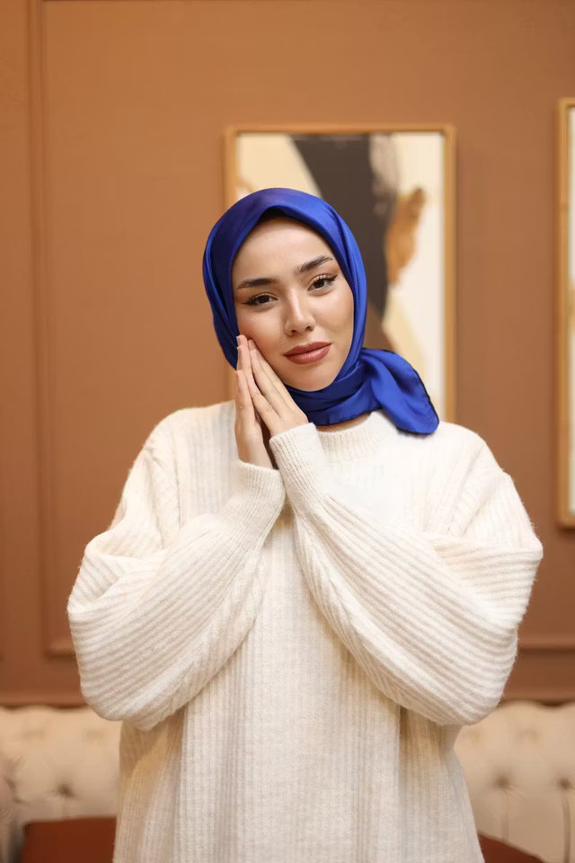 Silk Home Enfärgad Micro Satin Scarf 28013-06