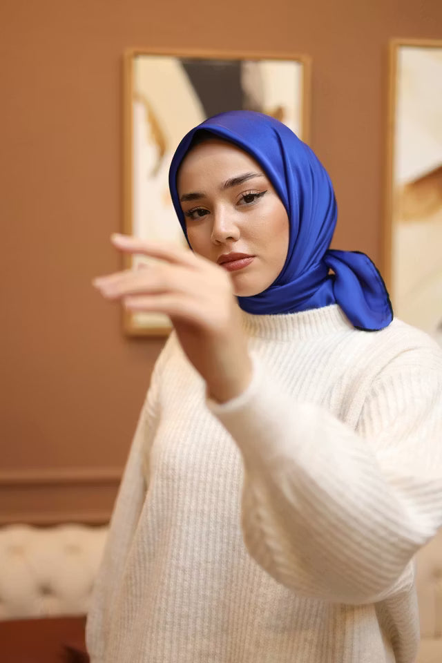 Silk Home Enfärgad Micro Satin Scarf 28013-06