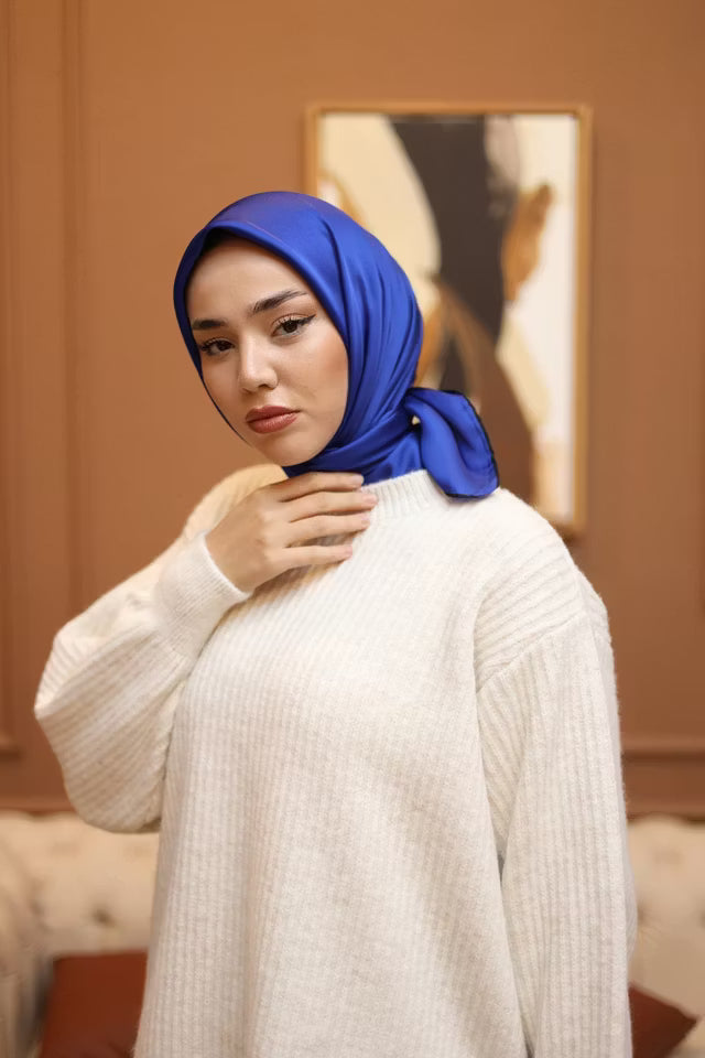 Silk Home Enfärgad Micro Satin Scarf 28013-06