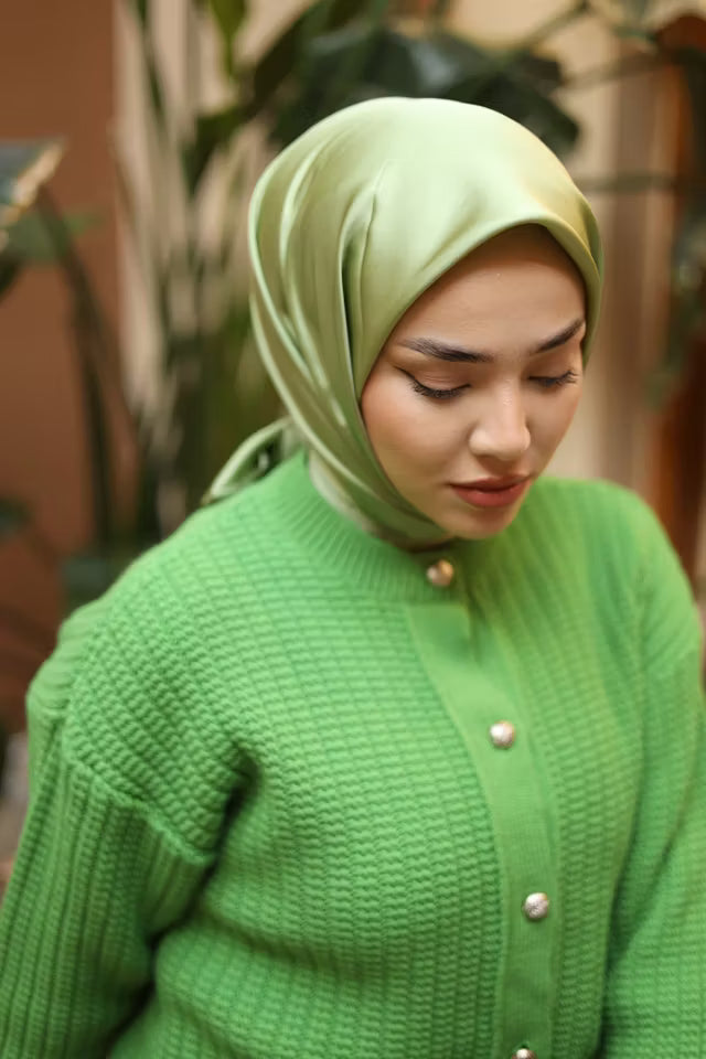 Silk Home Enfärgad Micro Satin Scarf 28013-15