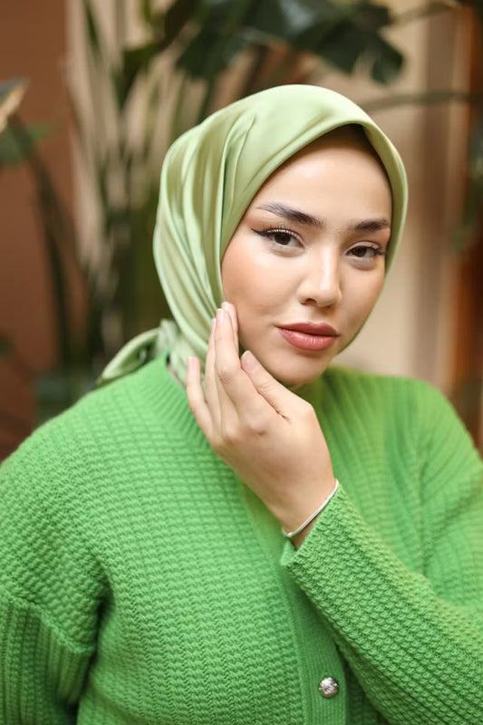 Silk Home Enfärgad Micro Satin Scarf 28013-15