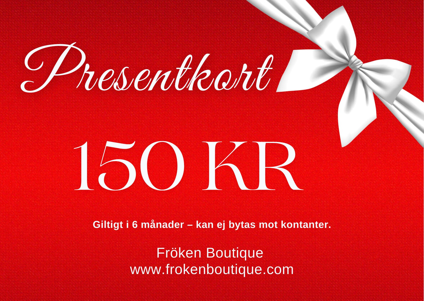 Fröken Boutique Presentkort