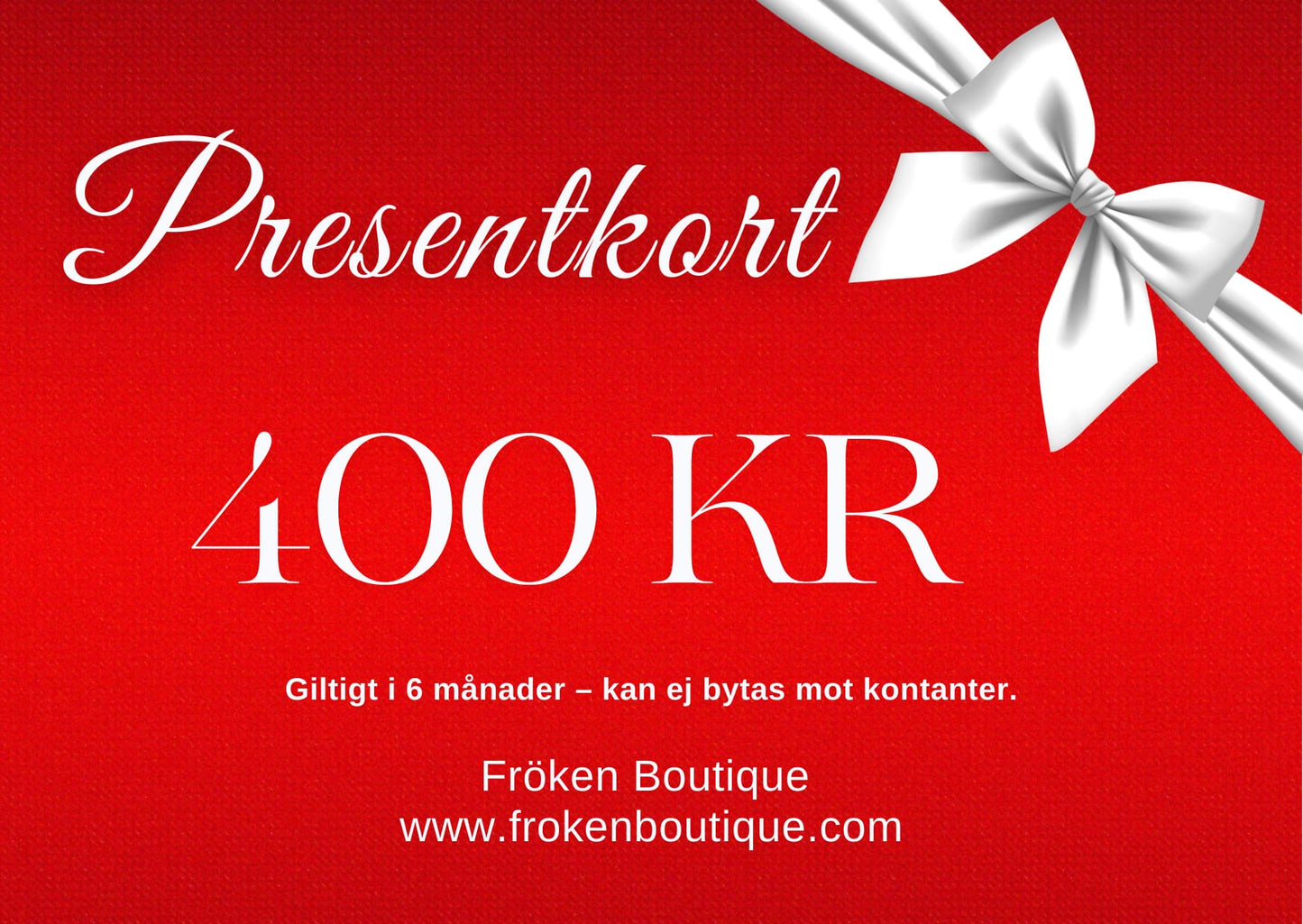 Fröken Boutique Presentkort