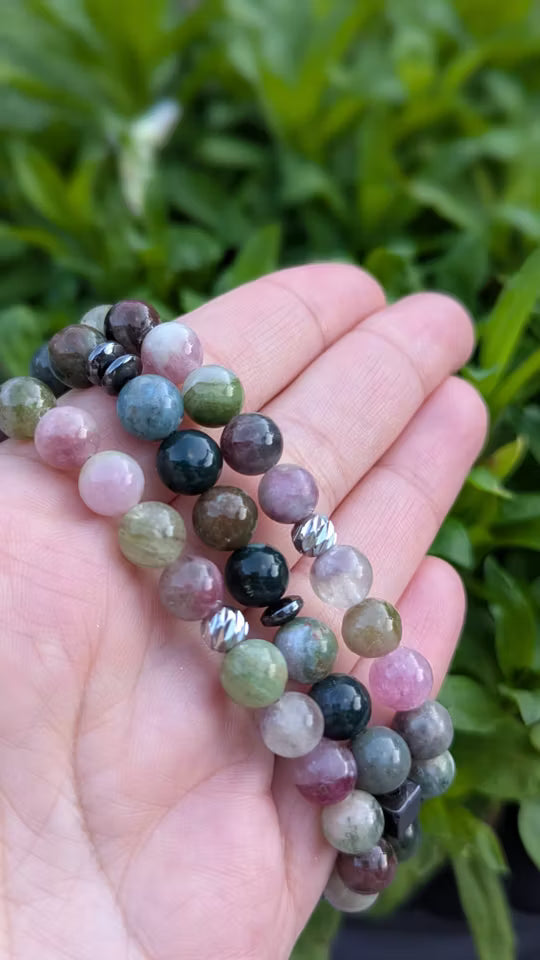 Turmalin stens armband