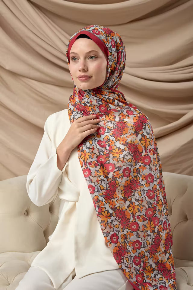 Silk Home Mönstrad Soft Sjal 70021-23