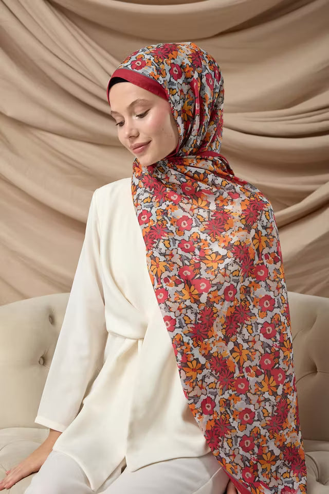 Silk Home Mönstrad Soft Sjal 70021-23