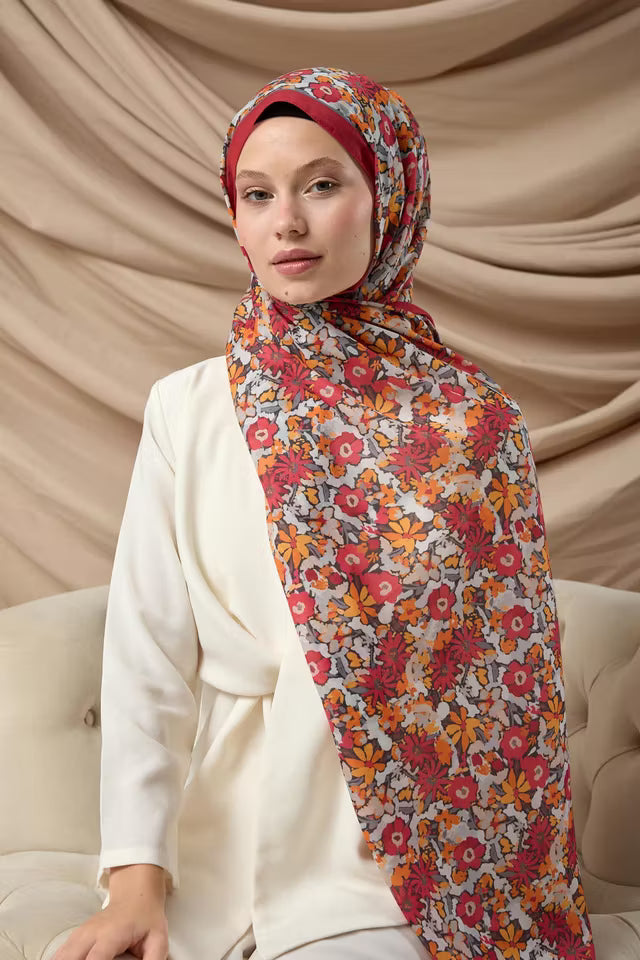 Silk Home Mönstrad Soft Sjal 70021-23