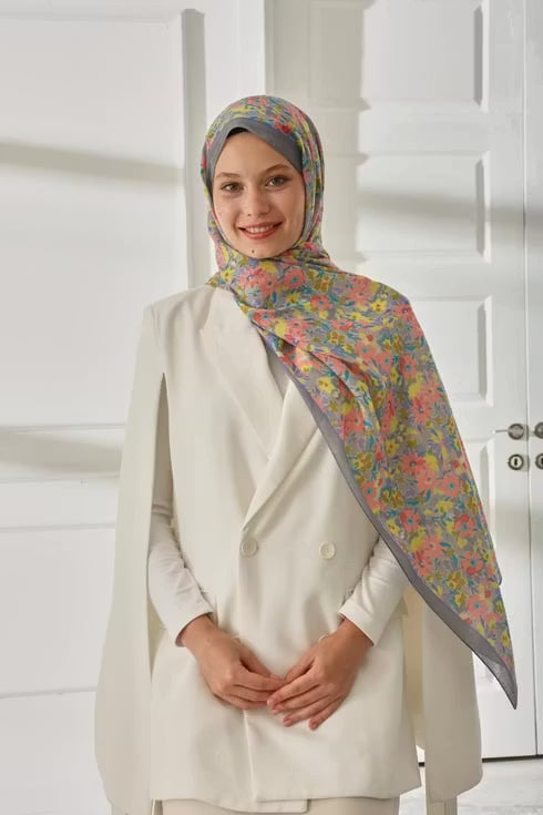 Silk Home Mönstrad Soft Sjal 70021-11