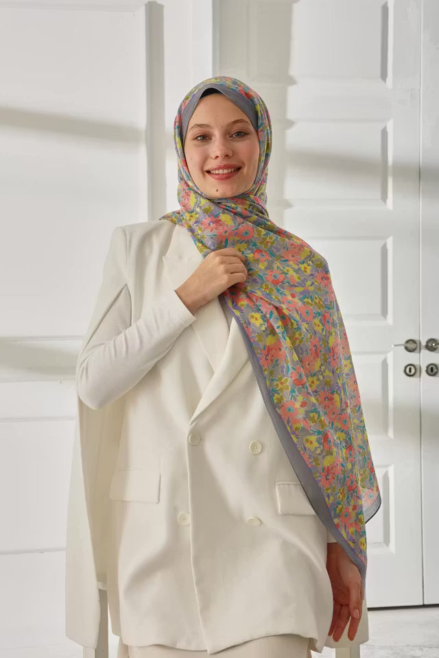 Silk Home Mönstrad Soft Sjal 70021-11