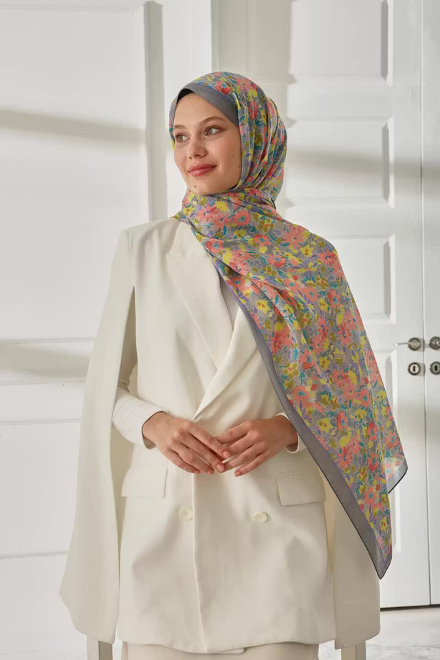 Silk Home Mönstrad Soft Sjal 70021-11