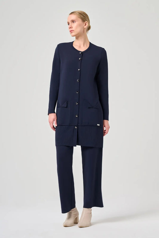 MİSSA Mercerized stålstickad byxdress