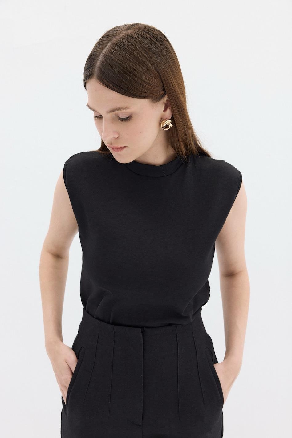 Nollärmad Bodysuit Svart
