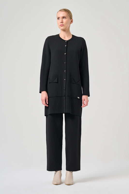 MİSSA Mercerized stålstickad byxdress