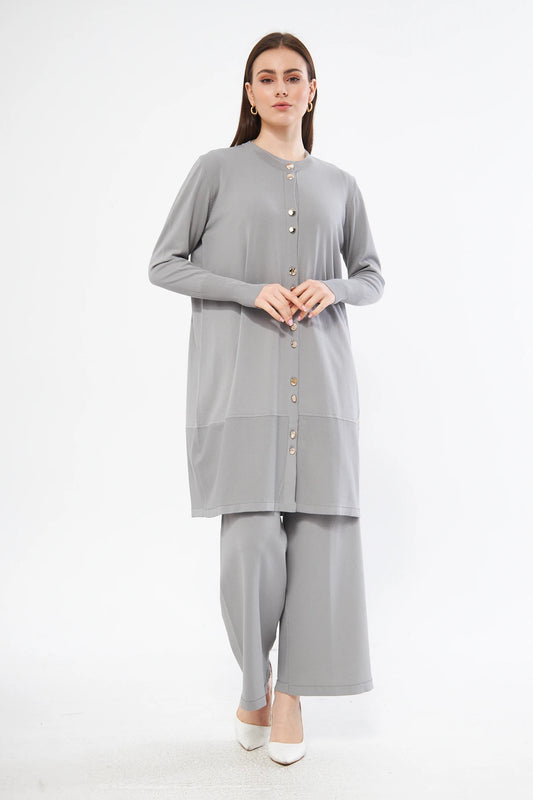 MISSA Stickat Rayon Cold Yarn Bella Cardigan Set