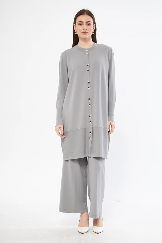 MISSA Stickat Rayon Cold Yarn Bella Cardigan Set