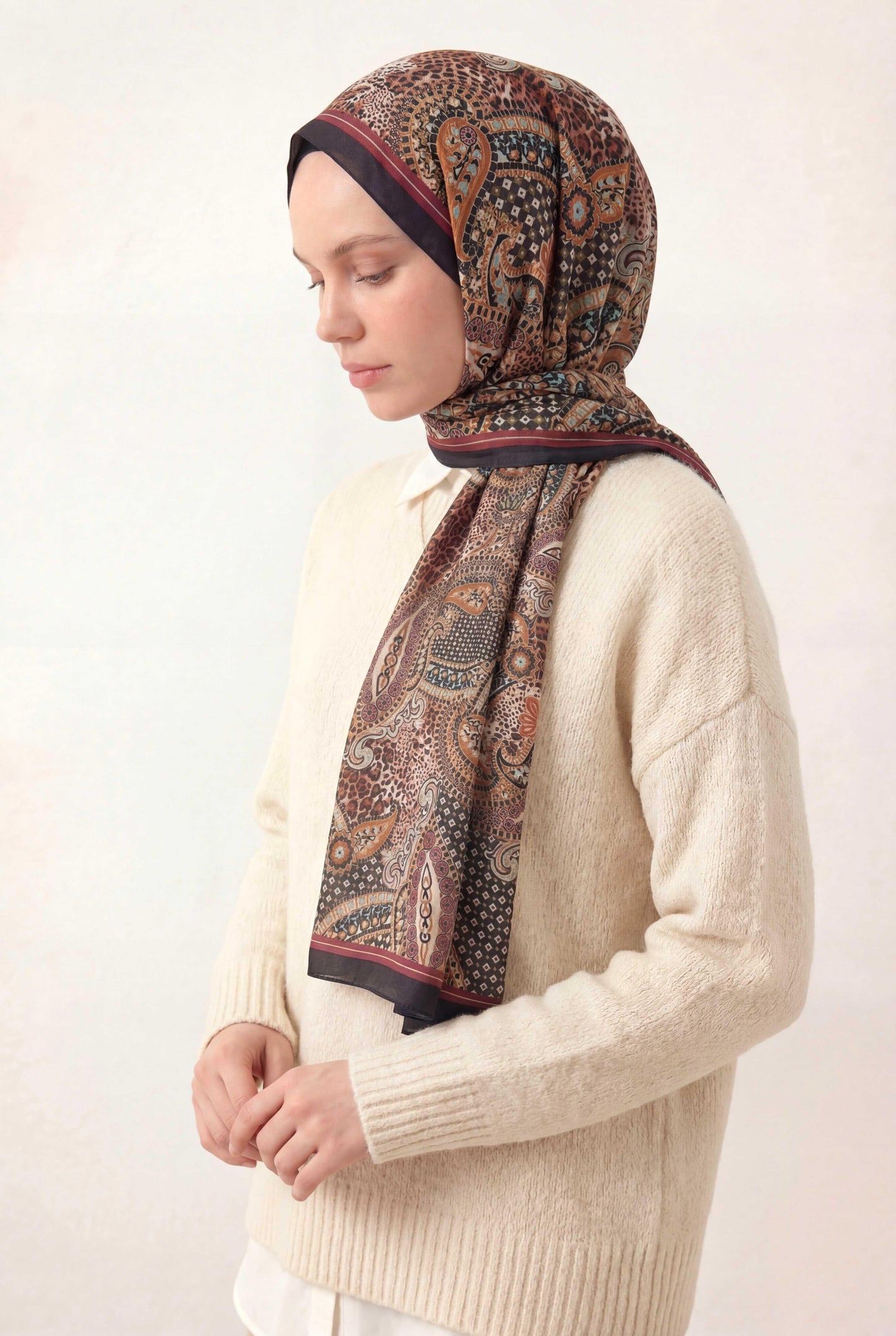 Silk Home Desenli Soft Şal 70029-01
