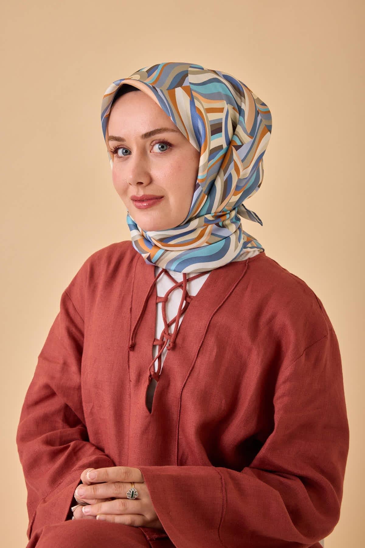 Silk Home Twill Siden Scarf  11471-23